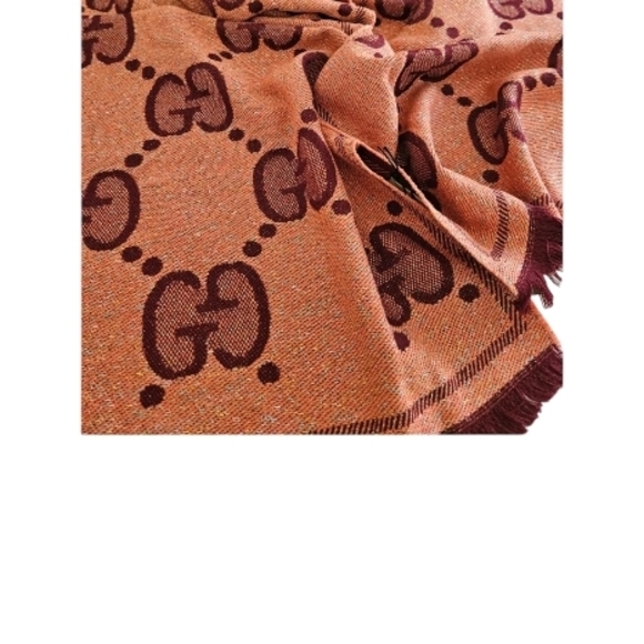 NWT Gucci Pink and Burgundy Scarf - Picture 2 of 8